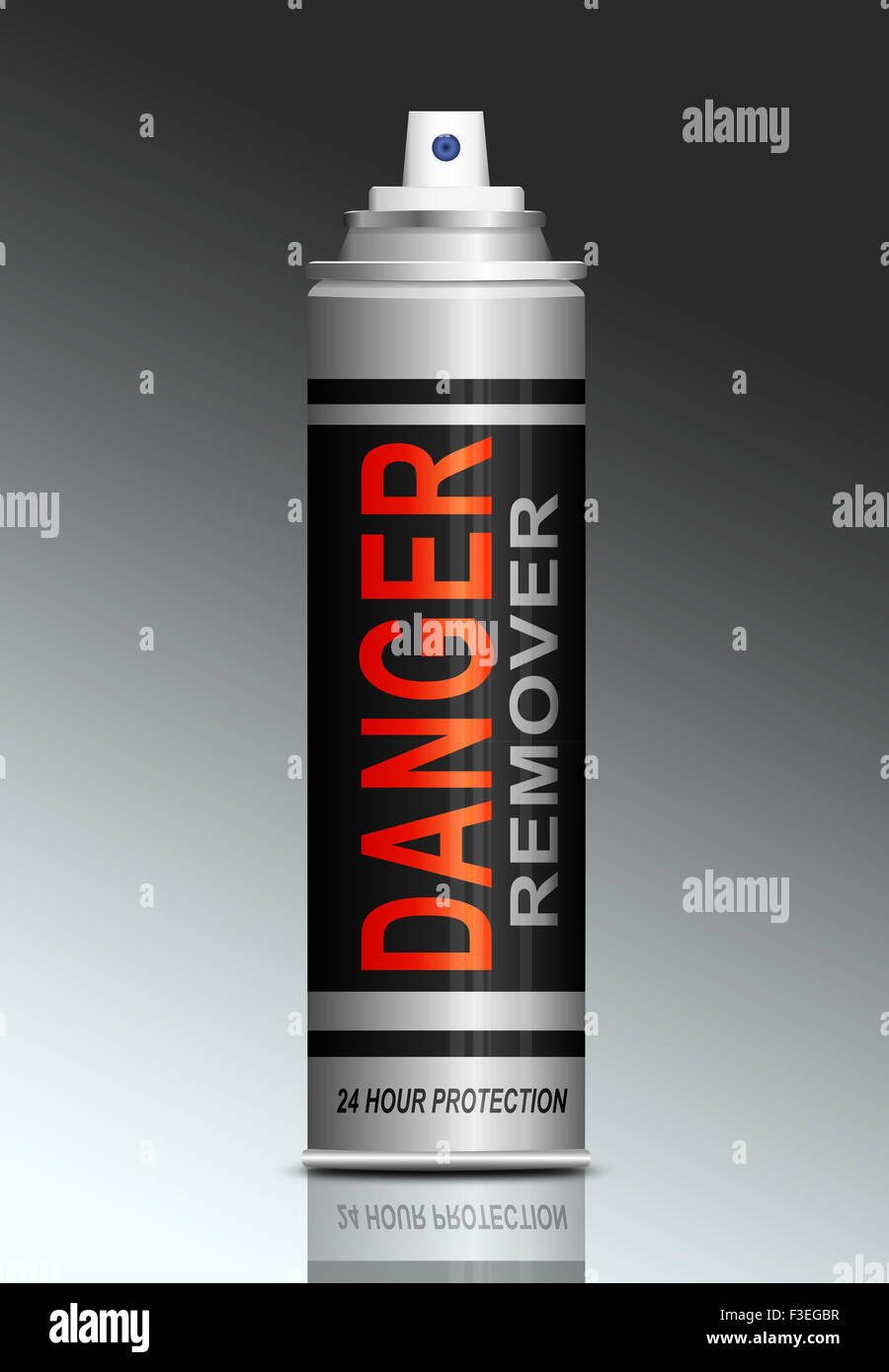 Danger remover concept. Stock Photo