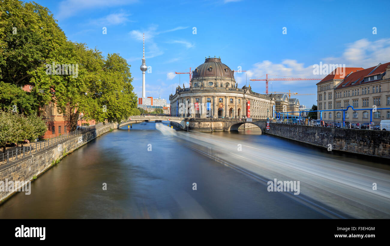 The Bode Museum on the Island in Berlin Stock Photo