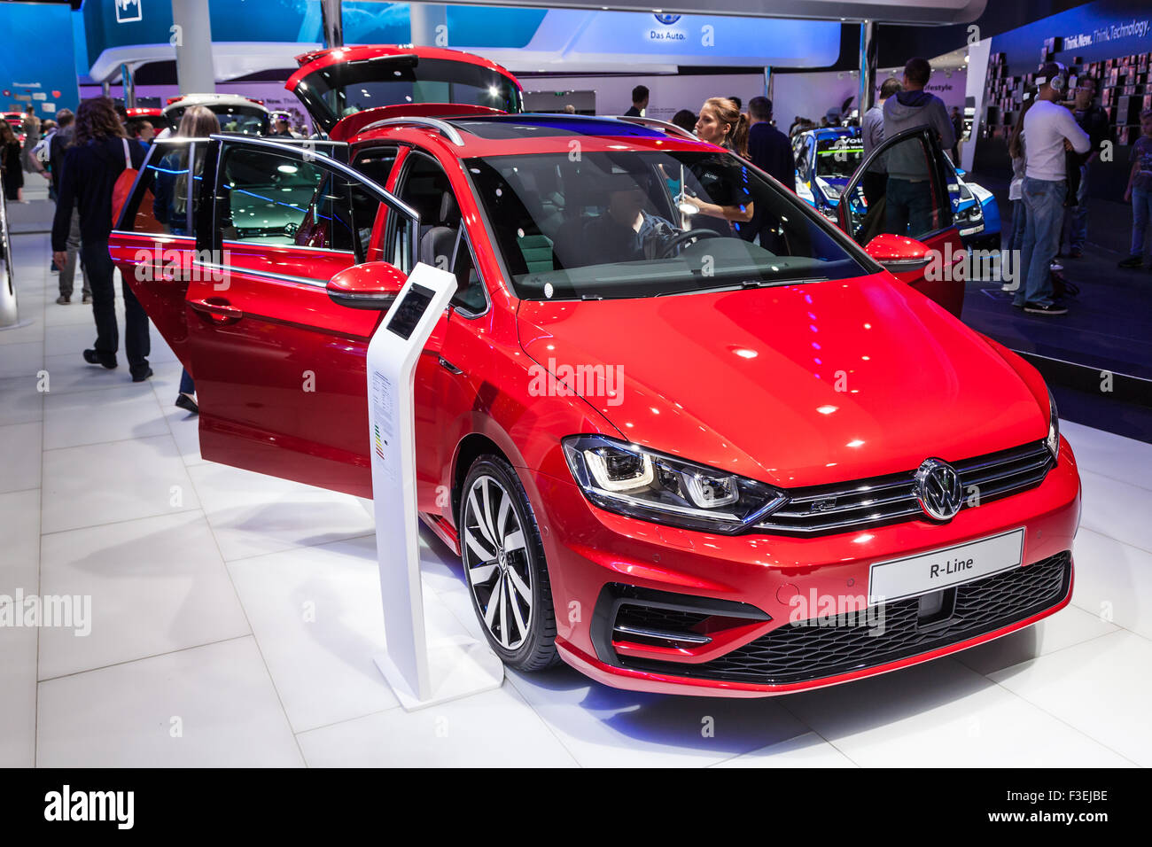 Volkswagen Sportsvan R-Line at the IAA International Motor Show 2015 Stock  Photo - Alamy