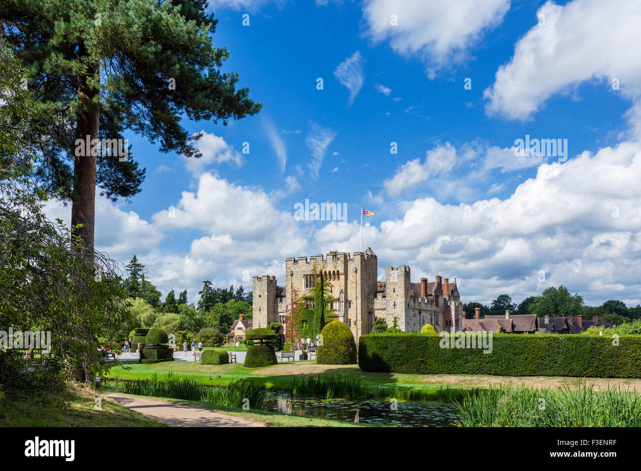 Hever Castle, family home of Anne Boleyn, Hever, Kent, England, UK Stock Photo