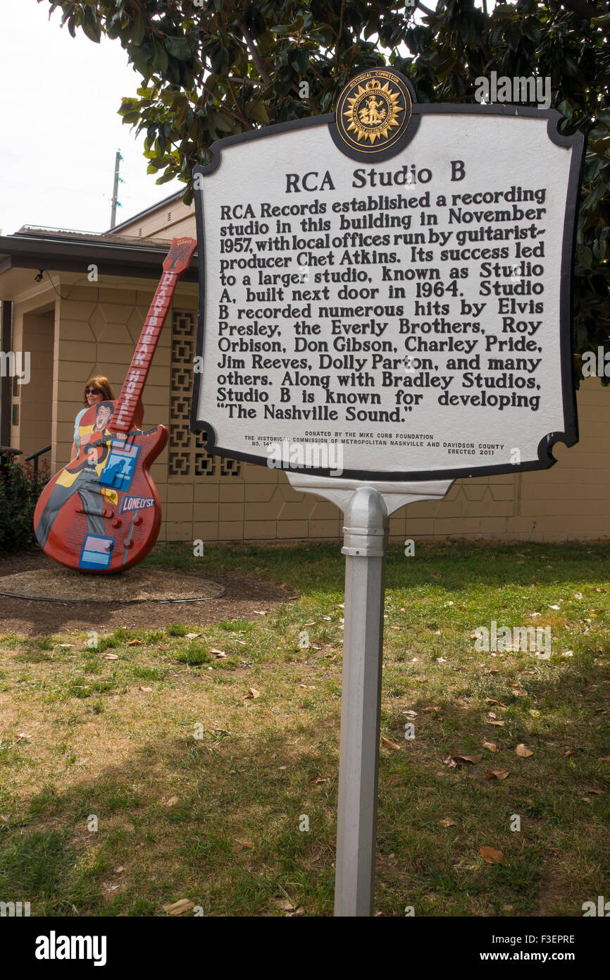 RCA Studio B In Nashville Tennessee Stock Photo - Alamy