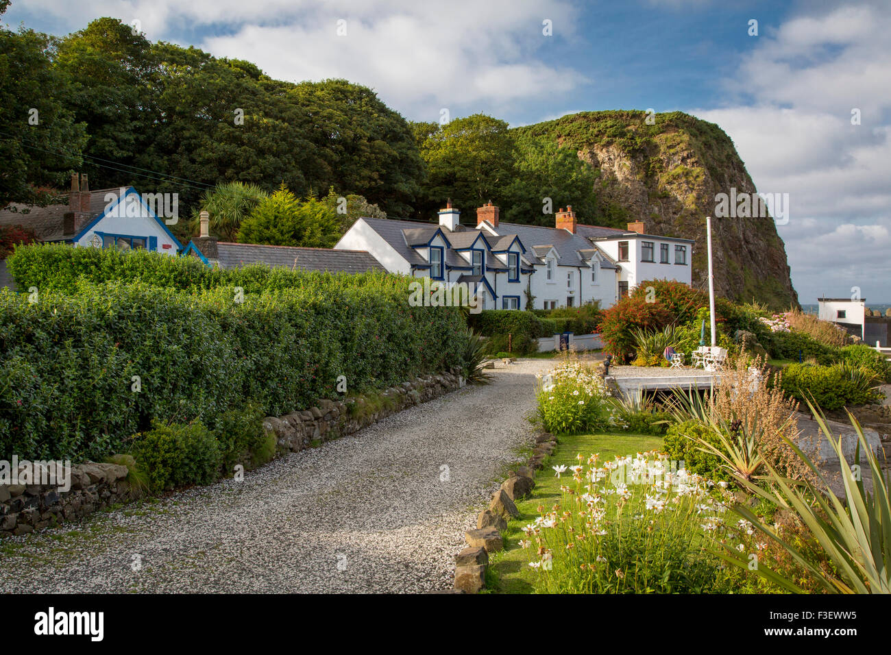 Road Leading To Tiny Town Of Portbraddan Along The North Coast