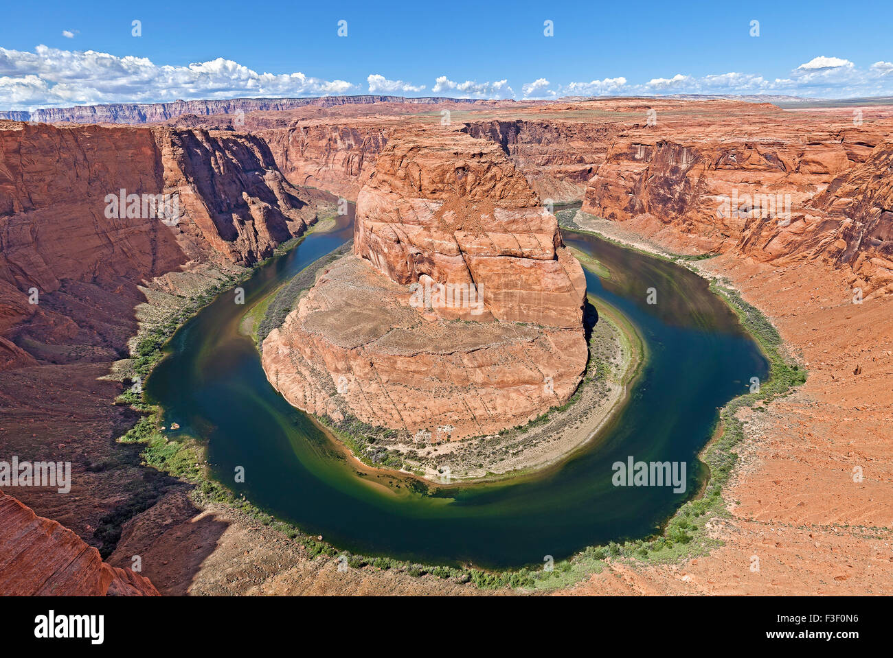 Horseshoe Bend, Colorado River in Arizona, USA. Stock Photo