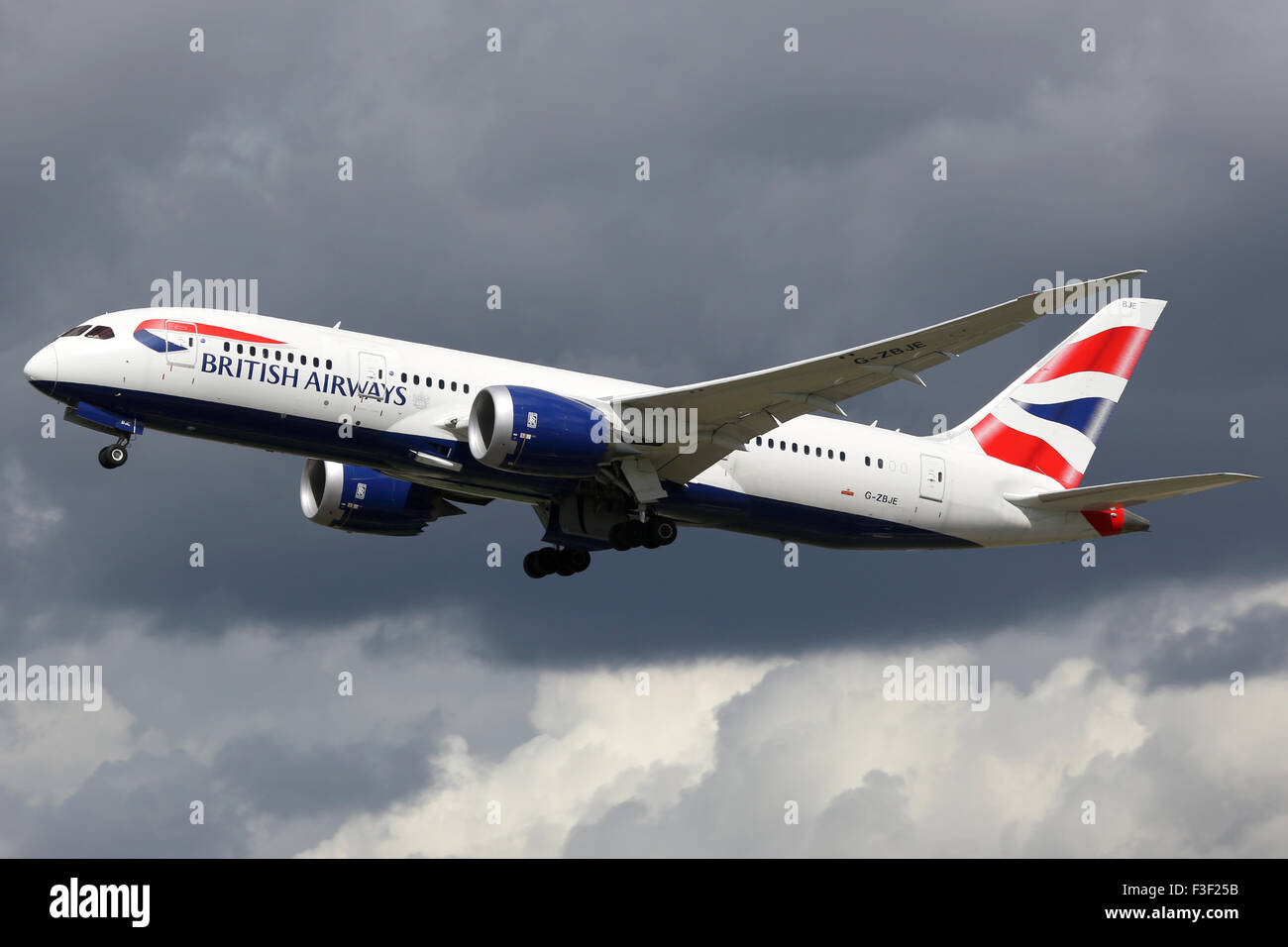 London Heathrow, United Kingdom - August 28, 2015: A British Airways ...