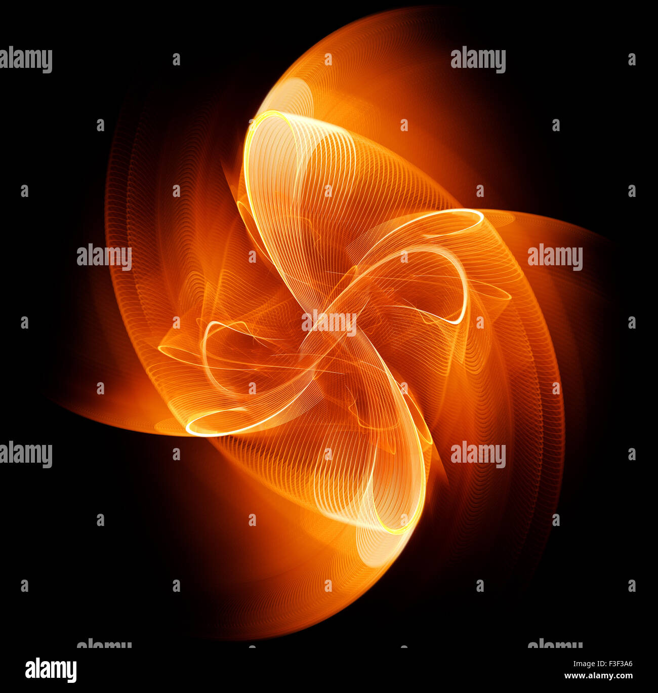 Computer rendered 3d abstract fractal illustration background for