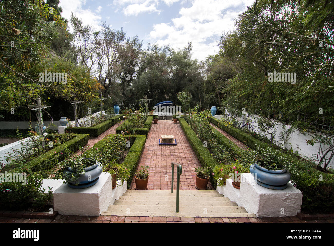 The grounds at Rancho Los Alamitos Historic Ranch and Gardens in the