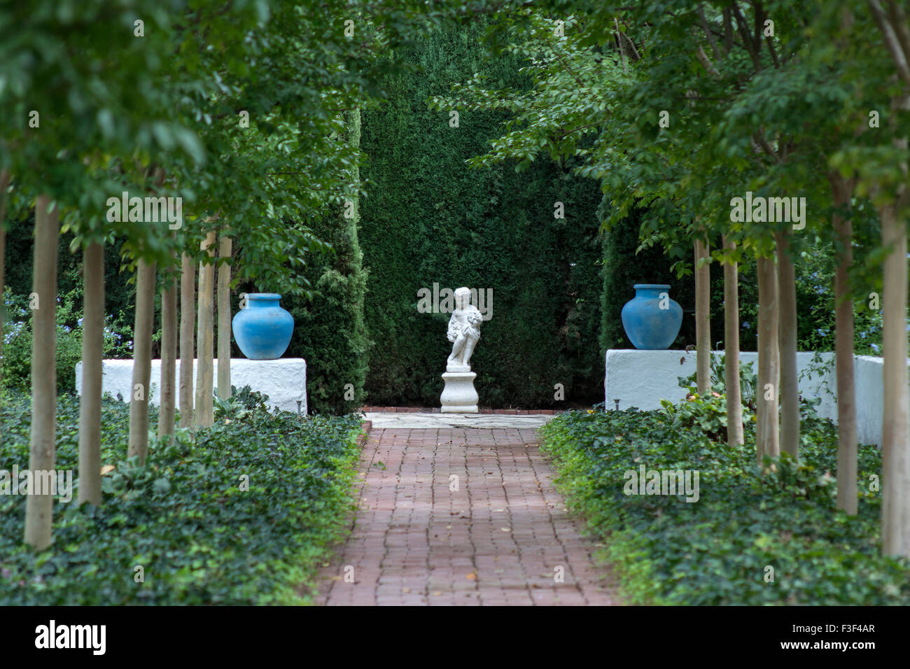 The grounds at Rancho Los Alamitos Historic Ranch and Gardens in the