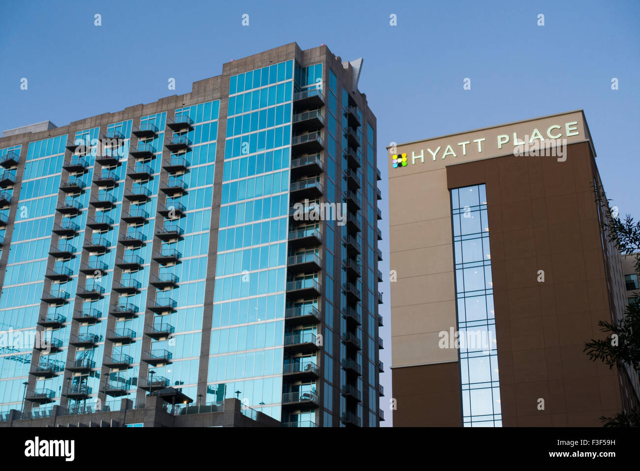 Hyatt place hotel in Nashville Tennessee Stock Photo Alamy