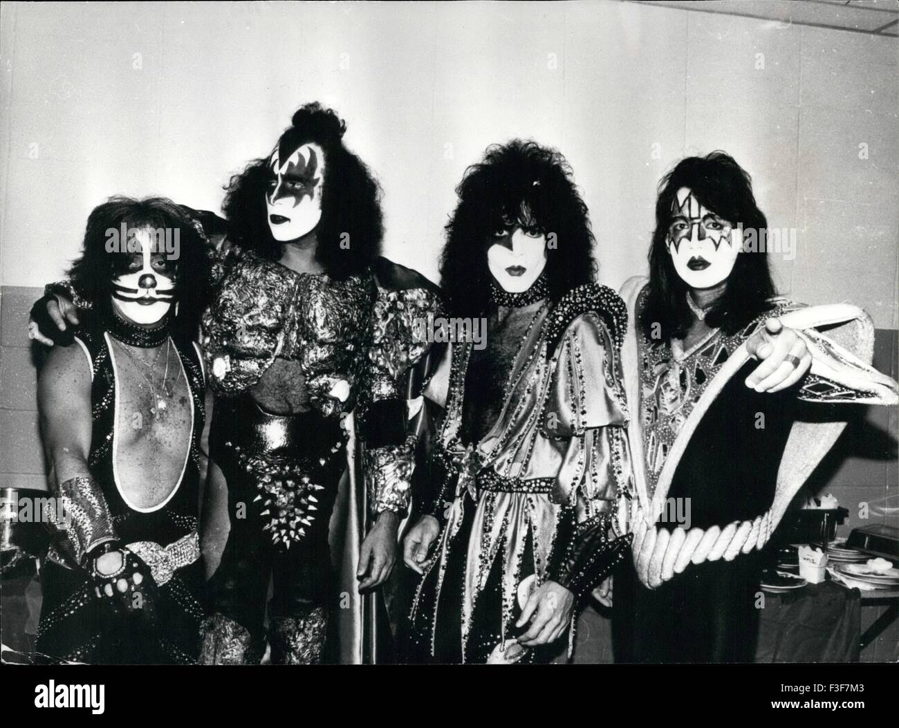 Jan. 09, 1974 - The Men in the Iron masks: When they arrived in Sydney  recently for a series of concert. American rock band Kiss were without  their familiar grease-paint disguise. But