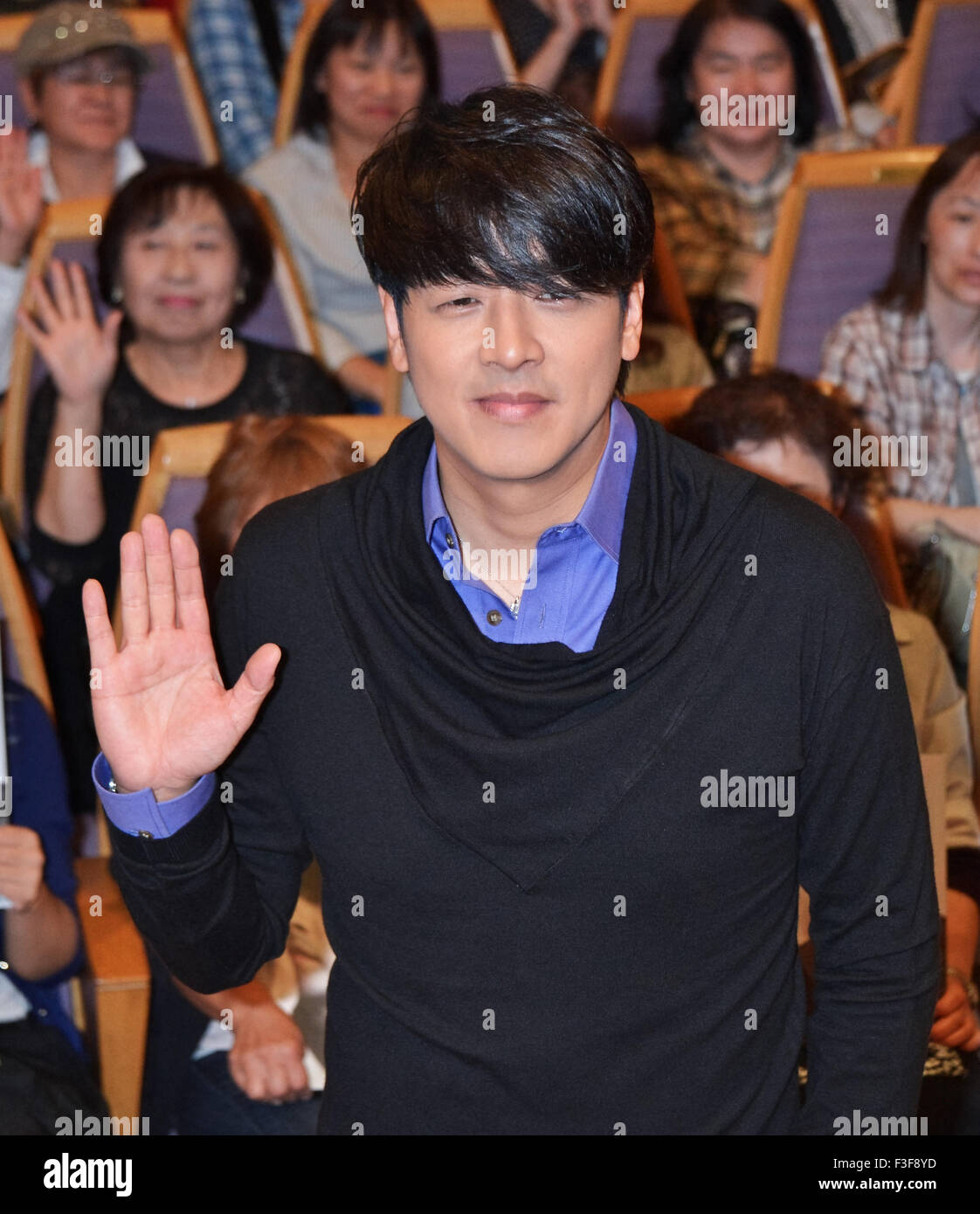 Ryu Si-Won, Oct 06, 2015, Tokyo, Japan : Korean singer and actor Ryu Si
