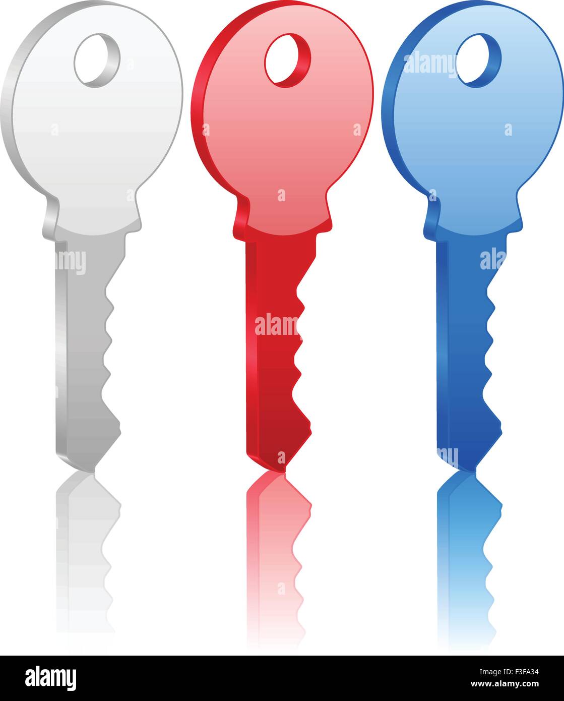 3D key symbol. Vector illustration Stock Vector Image & Art Alamy