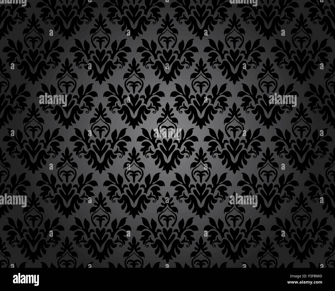 Damask Seamless Pattern. Elegant Design in Royal Baroque Style ...