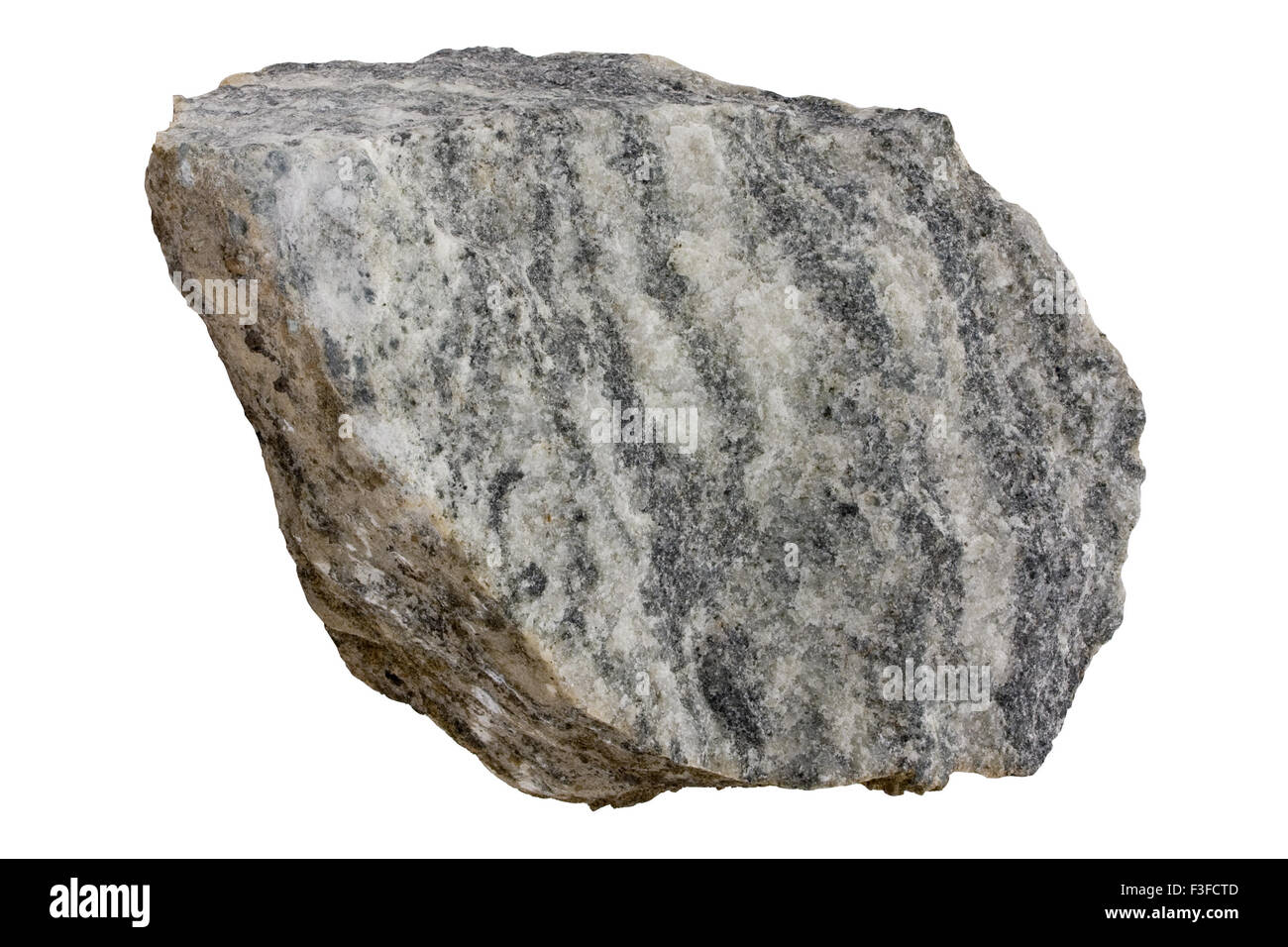 Carbonatite (sovite) - rare igneous rock composed of calcium carbonate Stock Photo