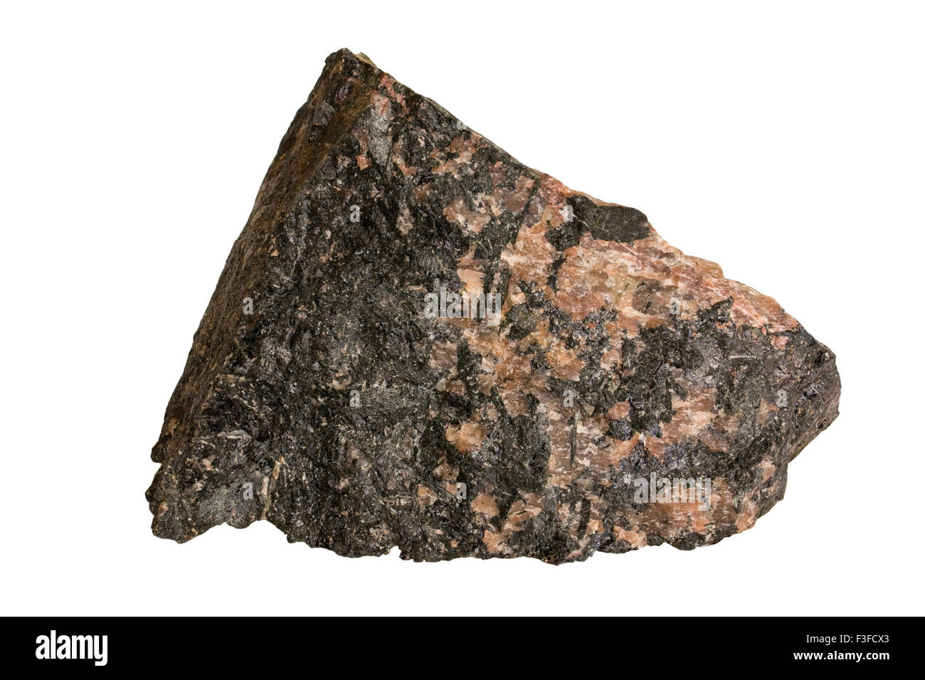 Ijolite (rare igneous rock) Stock Photo