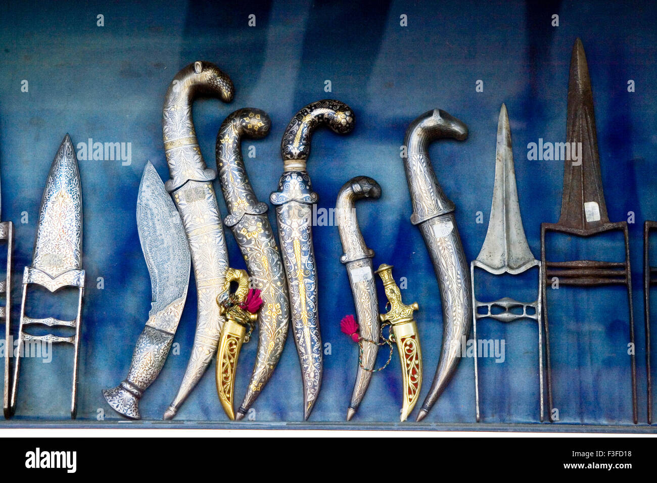 War weapons, Udaipur, Rajasthan, India, Asia Stock Photo