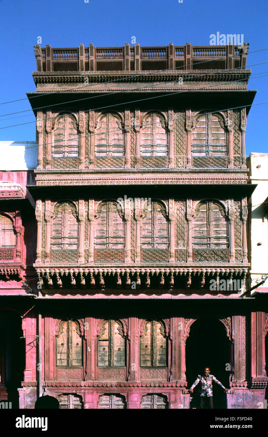 Old house, haveli, Bikaner, Rajasthan, India, Asia Stock Photo Alamy