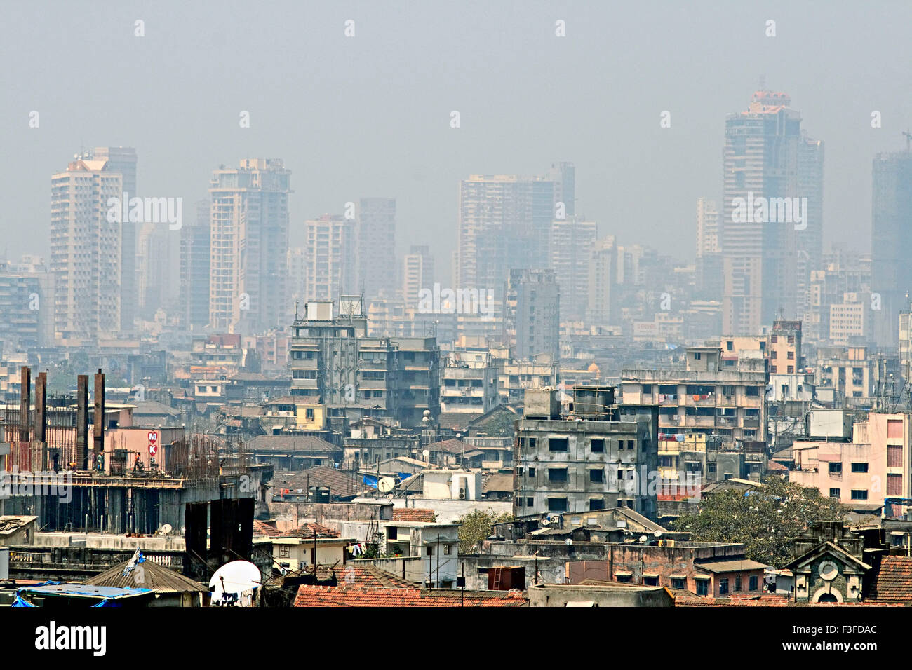 Building under construction ; Bombay ; Mumbai ; Maharashtra ; India ; Asia Stock Photo Alamy