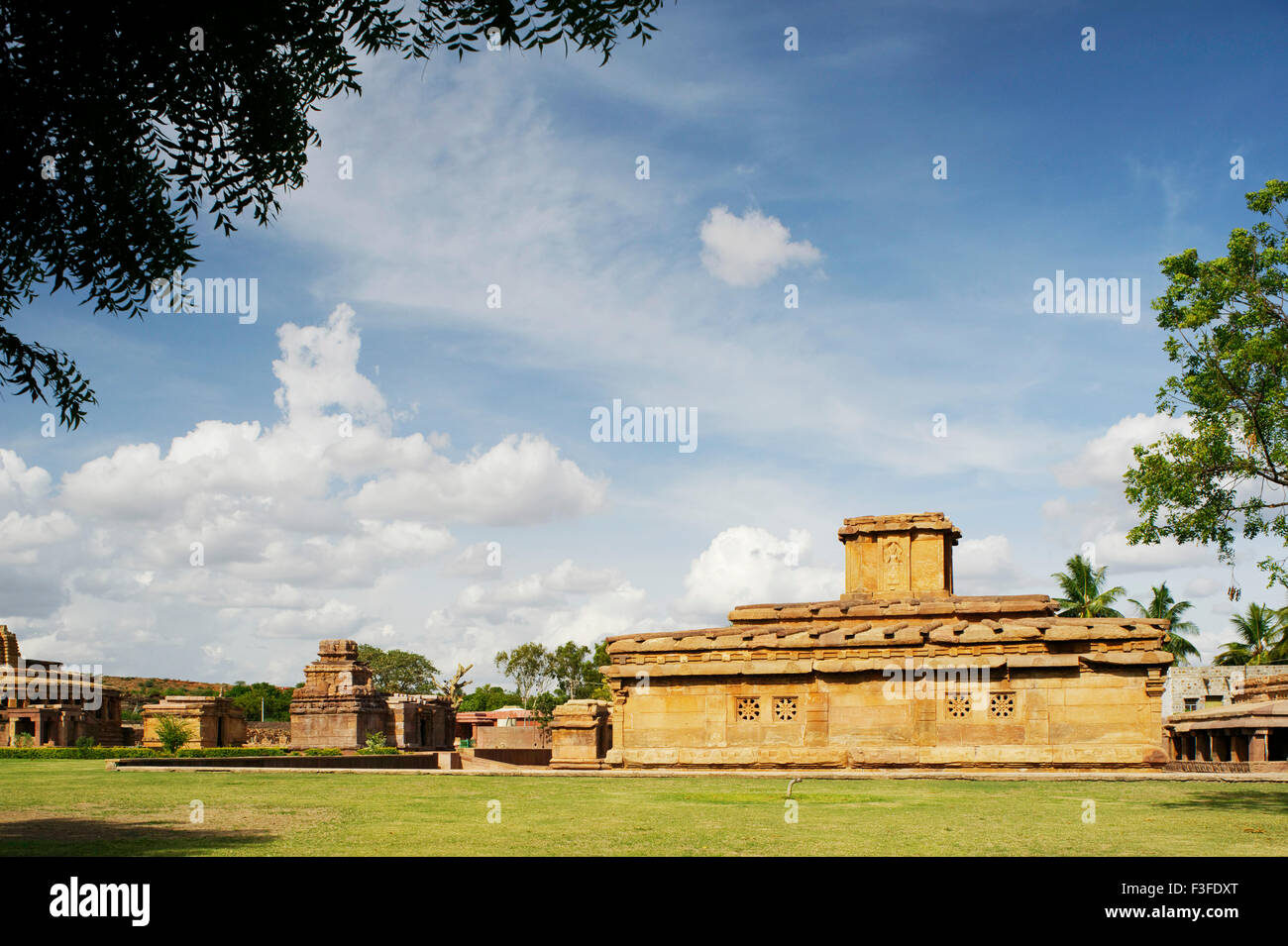 Heritage Durga temple of 7th century ; Aihole ; Karnataka ; India Stock Photo