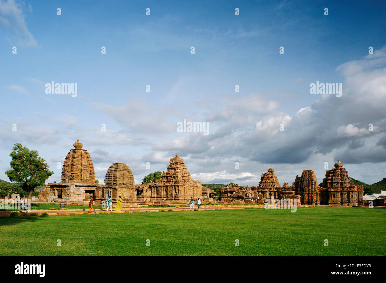 Pattadakal Temple ; Chalukya dynasty monument ; Unesco World Heritage site ; Pattadakal ; Pattadakallu ; Raktapura ; Bagalkot district ; Karnataka ; India ; Asia Stock Photo