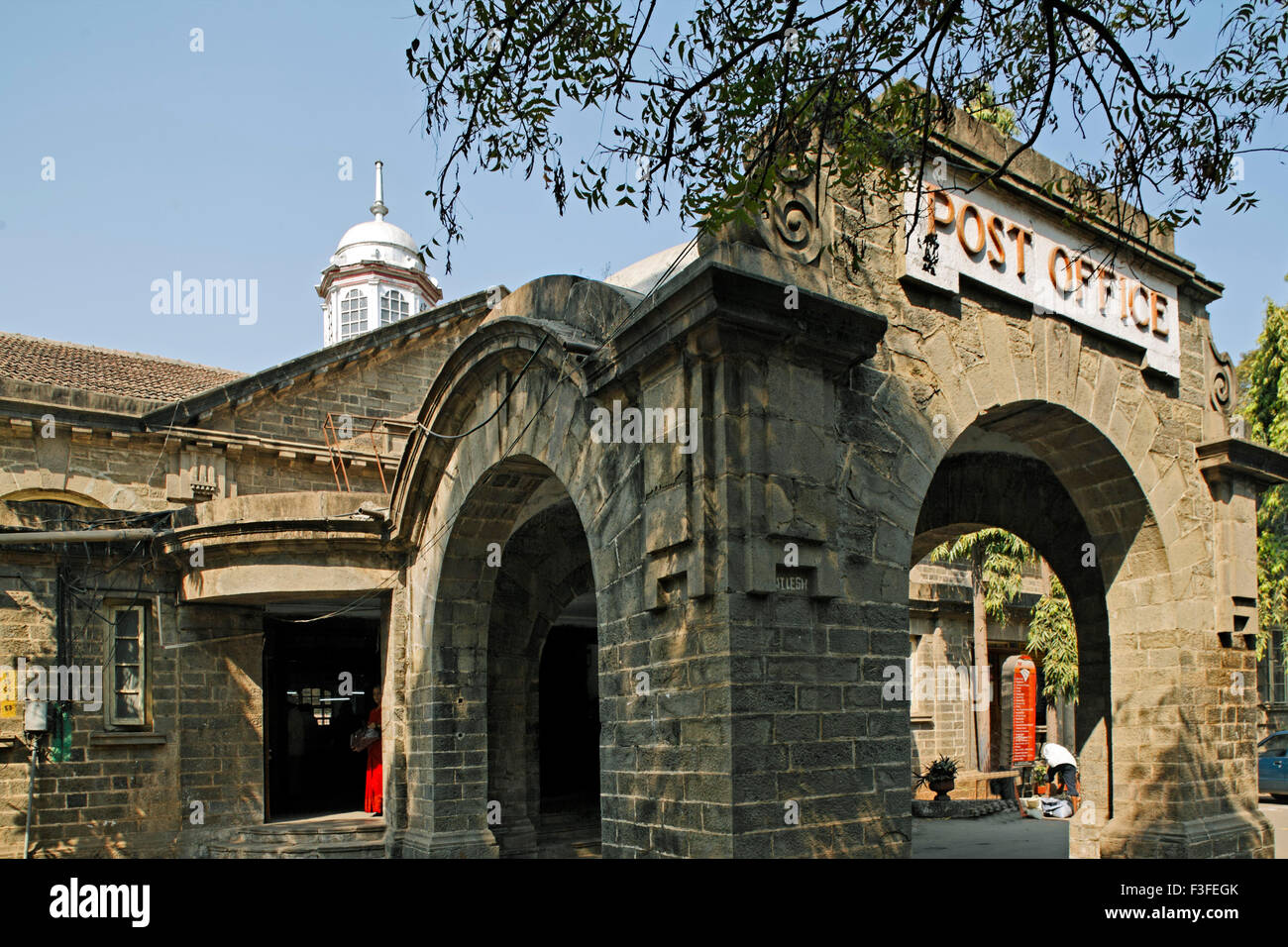 Heritage Post office GPO ; Pune ; Maharashtra ; India Stock Photo