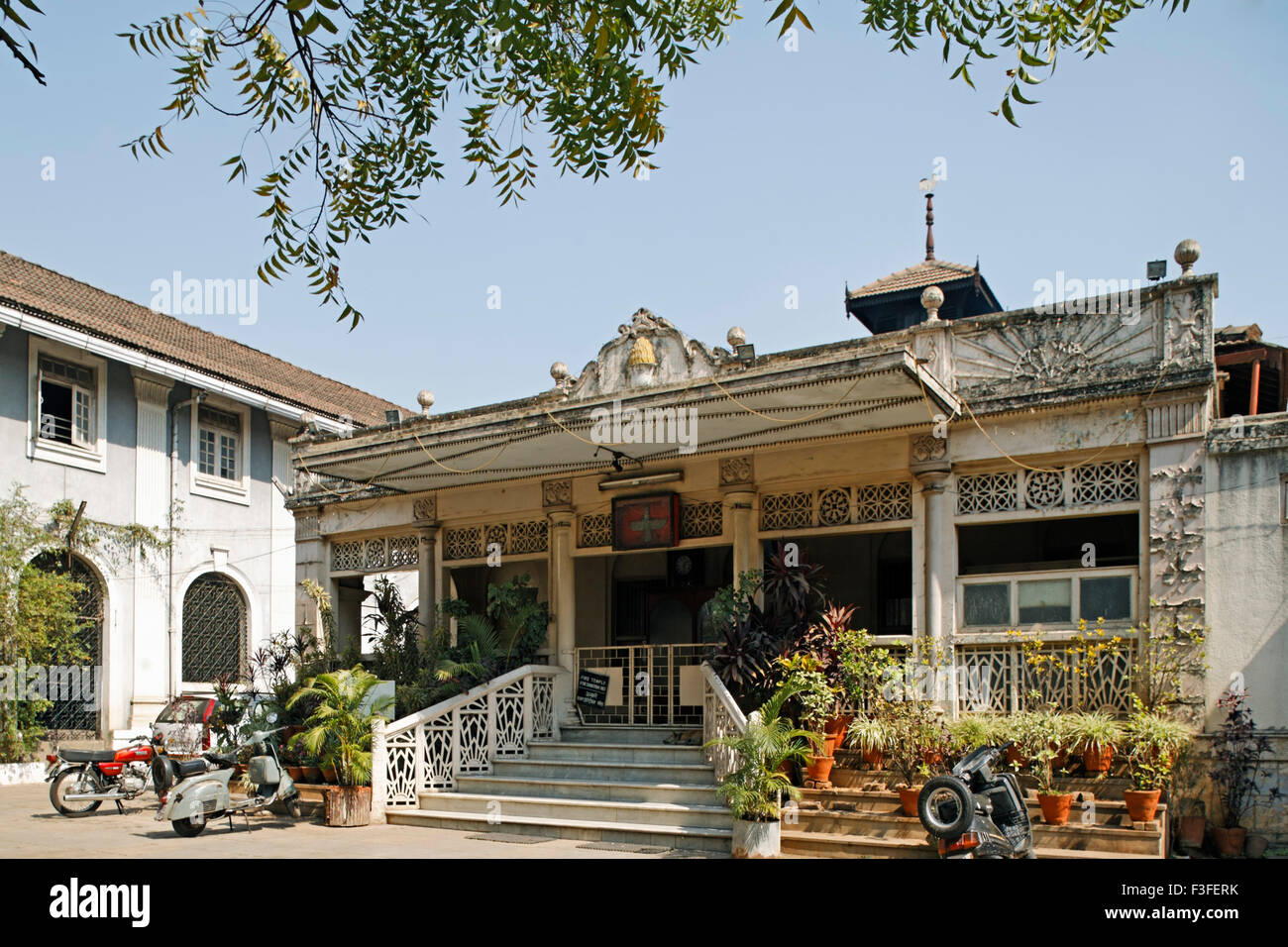 Heritage house ; Komda ni Agiary at Parsi lane ; Pune ; Maharashtra ; India Stock Photo