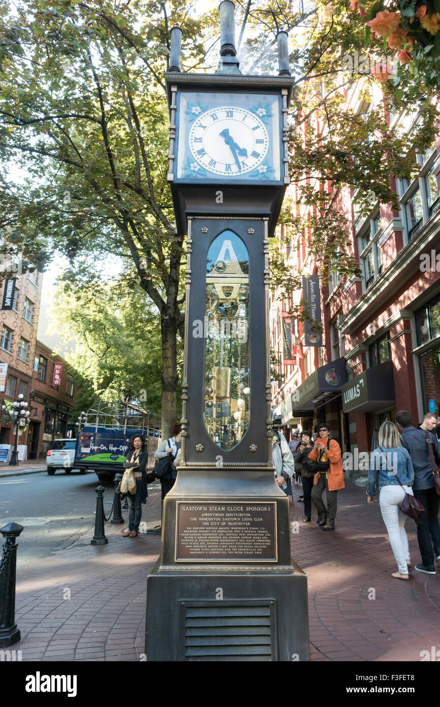 Steam Clock, Vancouver, Canada Stock Photo Alamy