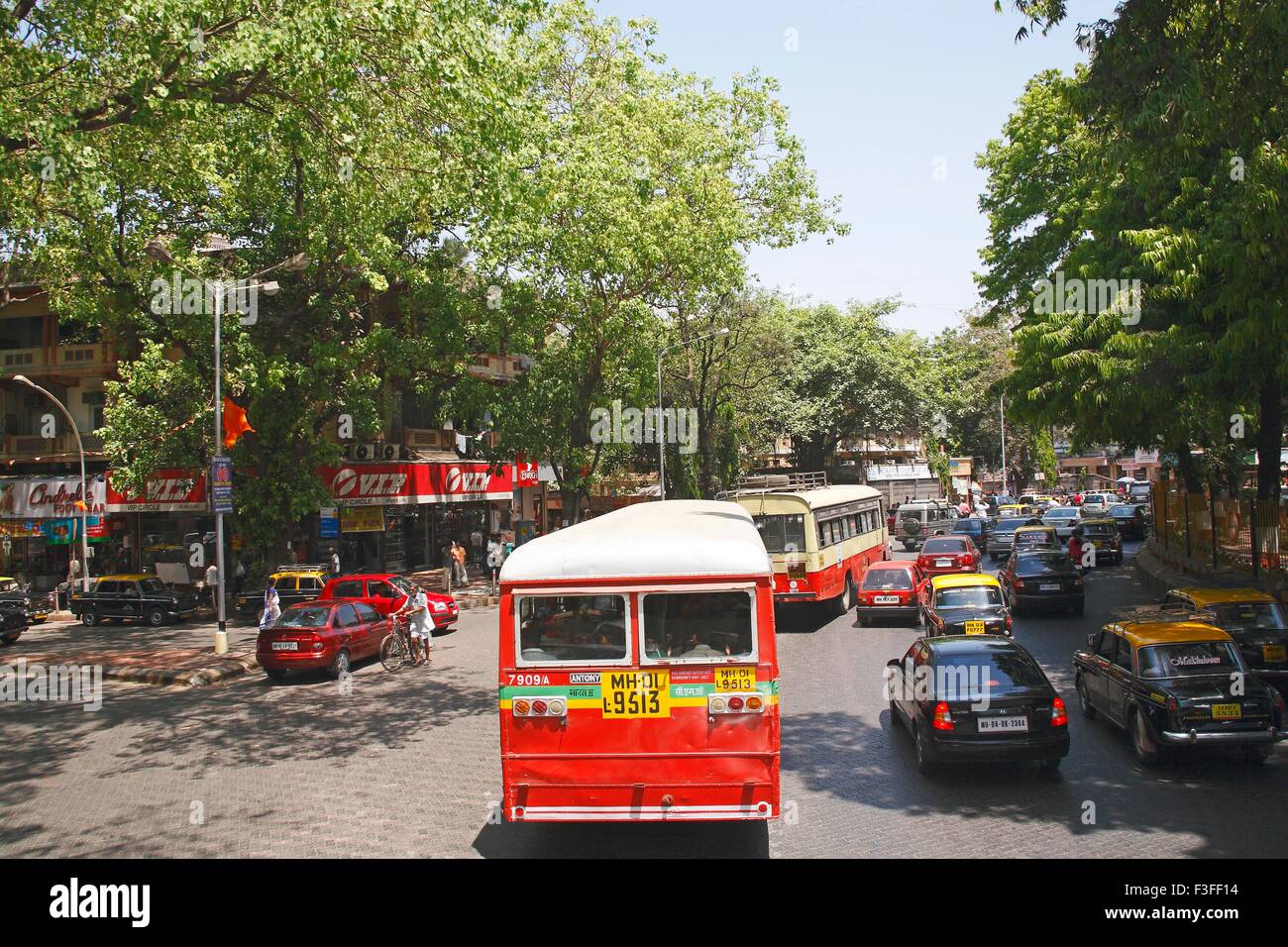 Road transport ; Bombay now Mumbai ; Maharashtra ; India Stock Photo