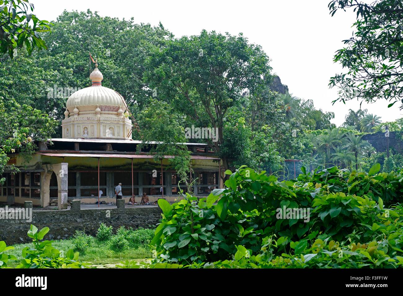 aad 148474 - Nageshwar Shiva Temple Bassein Fort Thane Maharashtra India Stock Photo