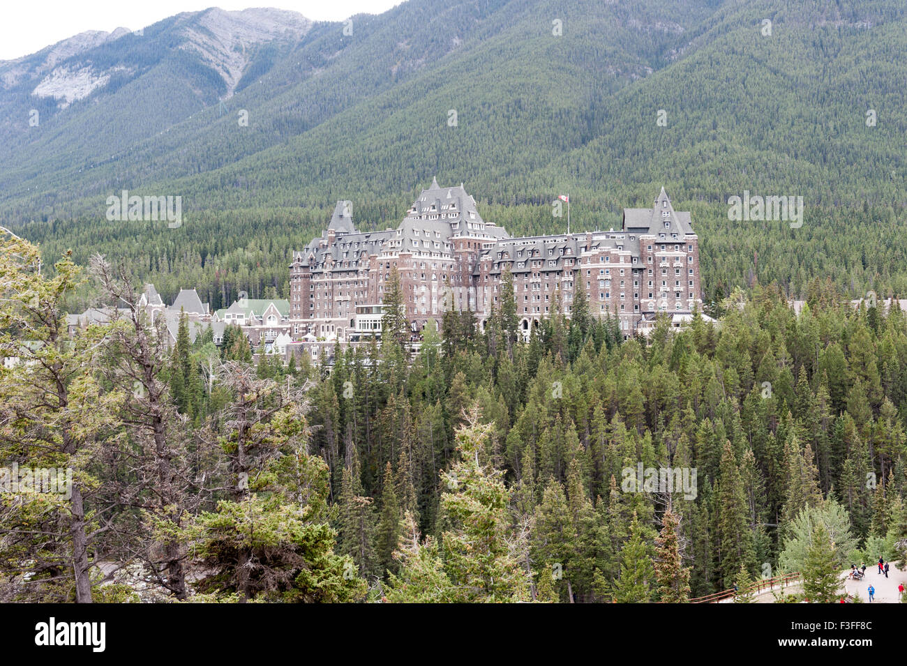 Banff Springs Hotel Stock Photo - Alamy