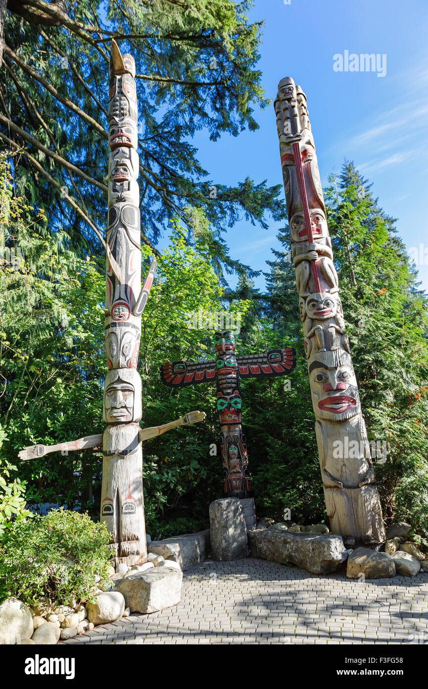 Capilano Suspension Bridge Park Stock Photo