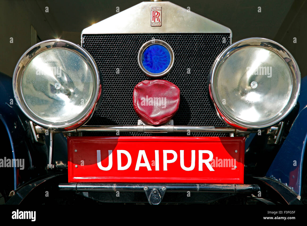 Heritage Udaipur Maharaja vintage automobiles ; Rajasthan ; India Stock Photo