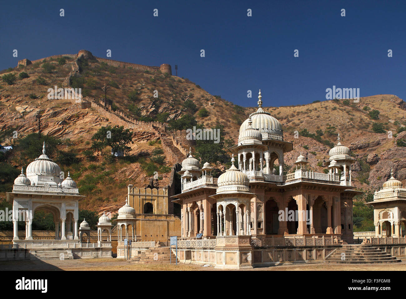 Heritage building royal gaiter (Chhatree) ; Jaipur ; Rajasthan ; India ...