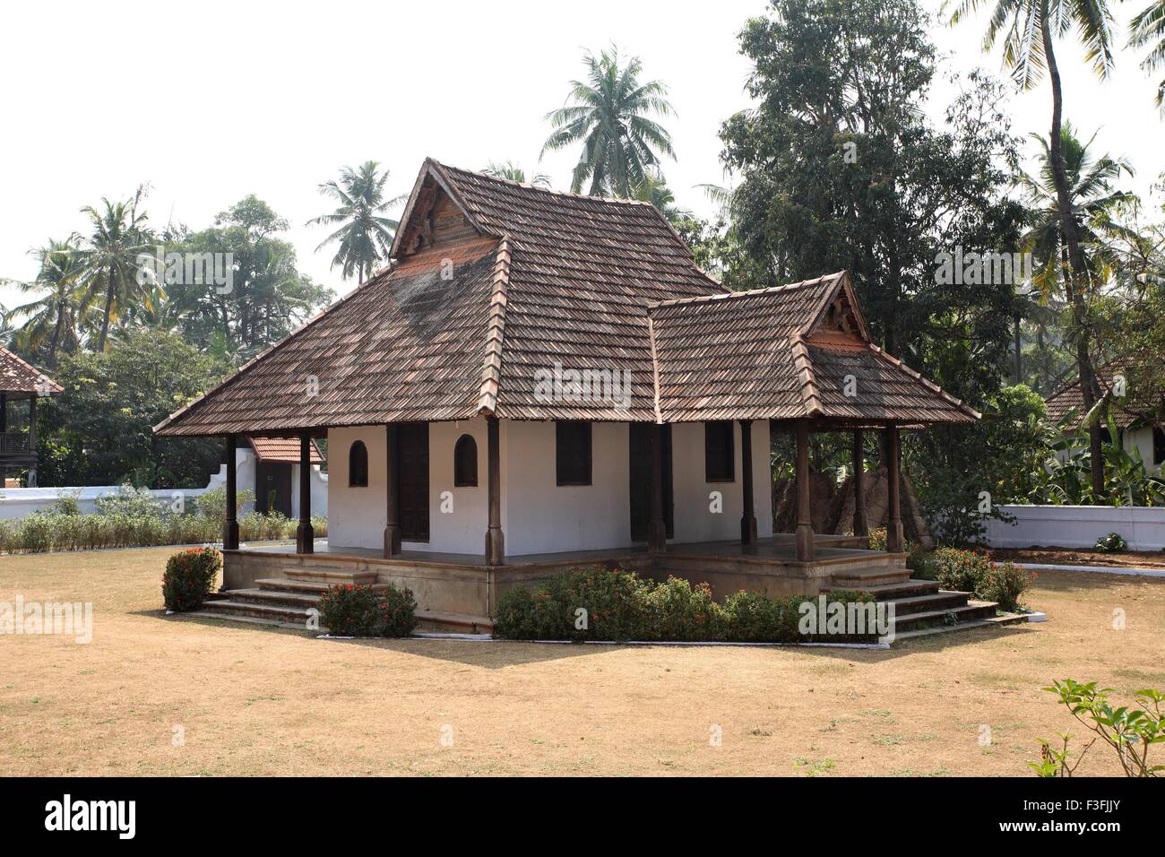 Guest house at Puthen Maliga Kuthiramalika Palace Museum in Thiruvananthapuram or Trivandrum ; Kerala ; India Stock Photo