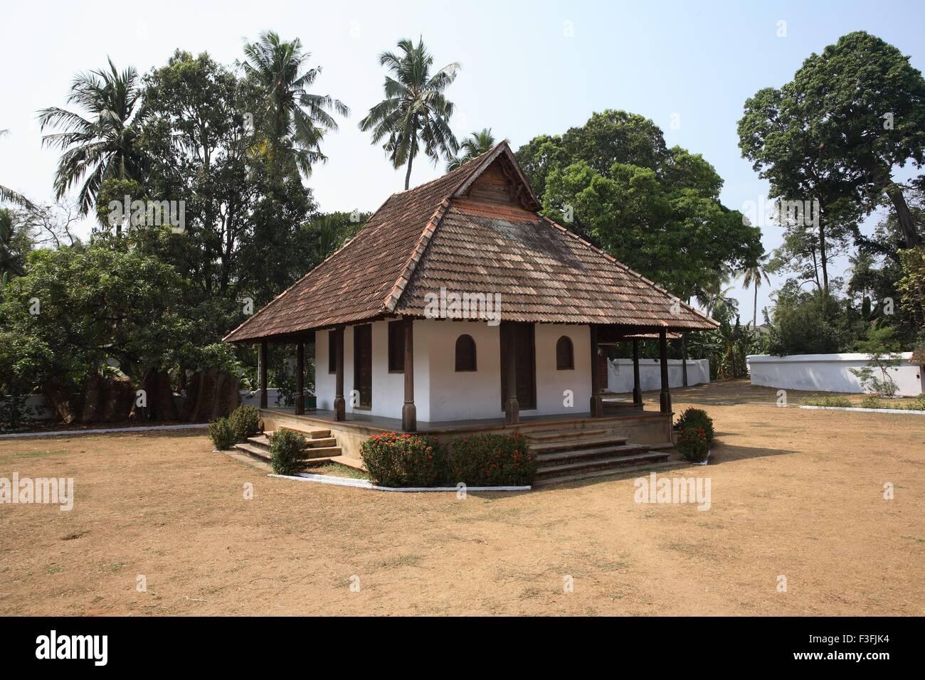 Guest house at Puthen Maliga Kuthiramalika Palace Museum in Thiruvananthapuram or Trivandrum ; Kerala ; India Stock Photo
