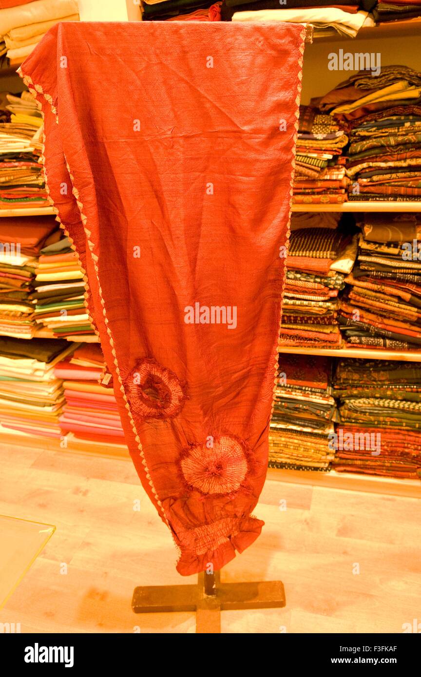 Traditional fabric shop ; Weavers' Studio ; Calcutta ; West Bengal