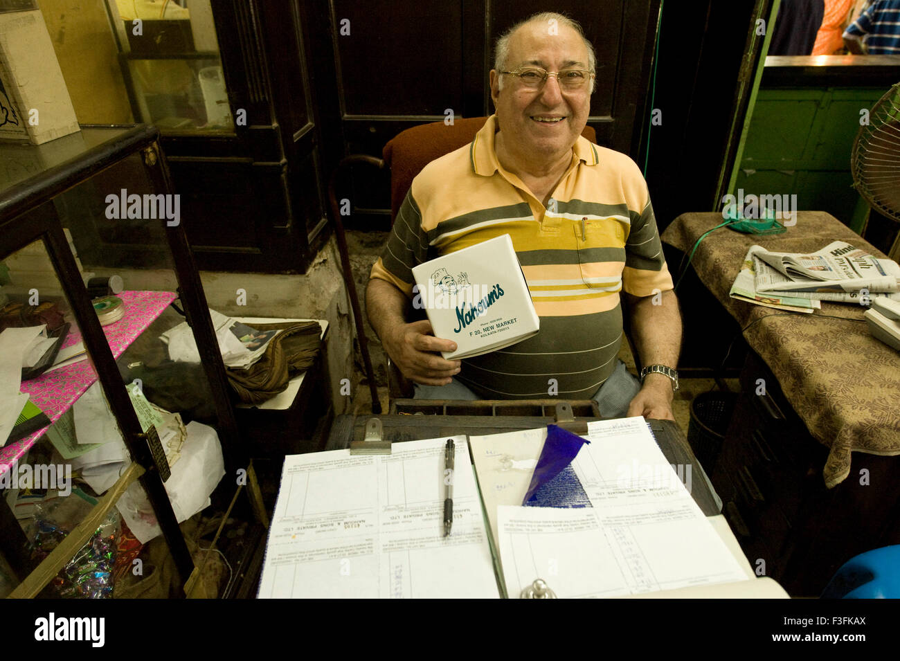 Nahoum Bakery and Cake Shop owner ; David Elias Nahoum ; Baghdadi Jew