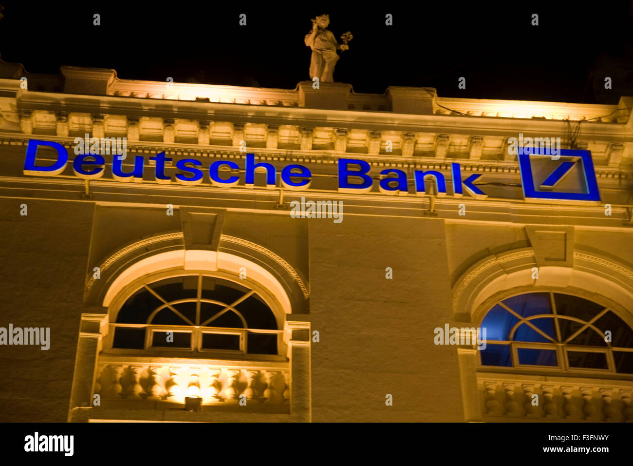 Deutsche bank ; Bombay now Mumbai ; Maharashtra ; India Stock Photo