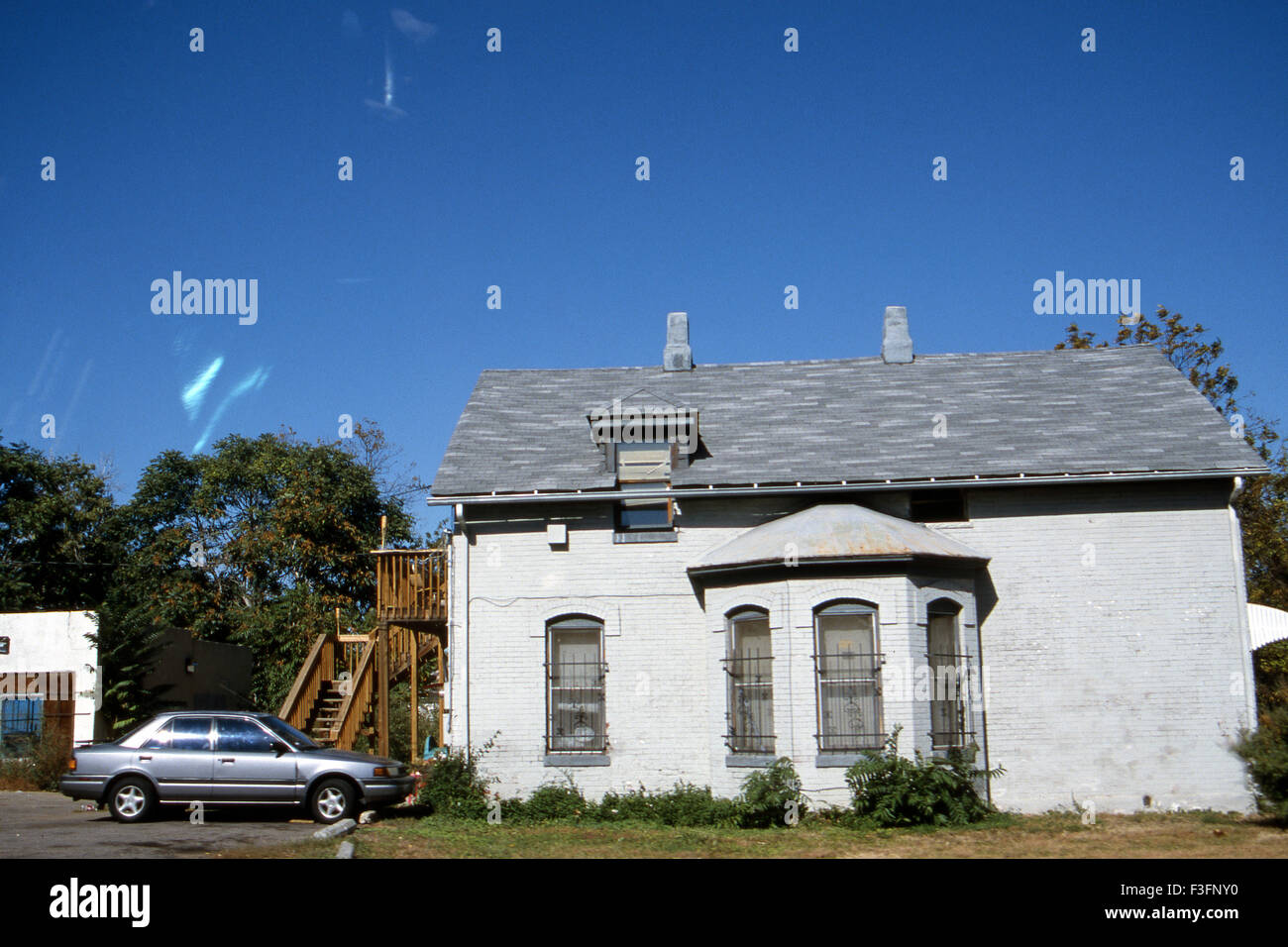 House built in early 19th century ; Old Denver city ; U.S.A. United States of America Stock Photo