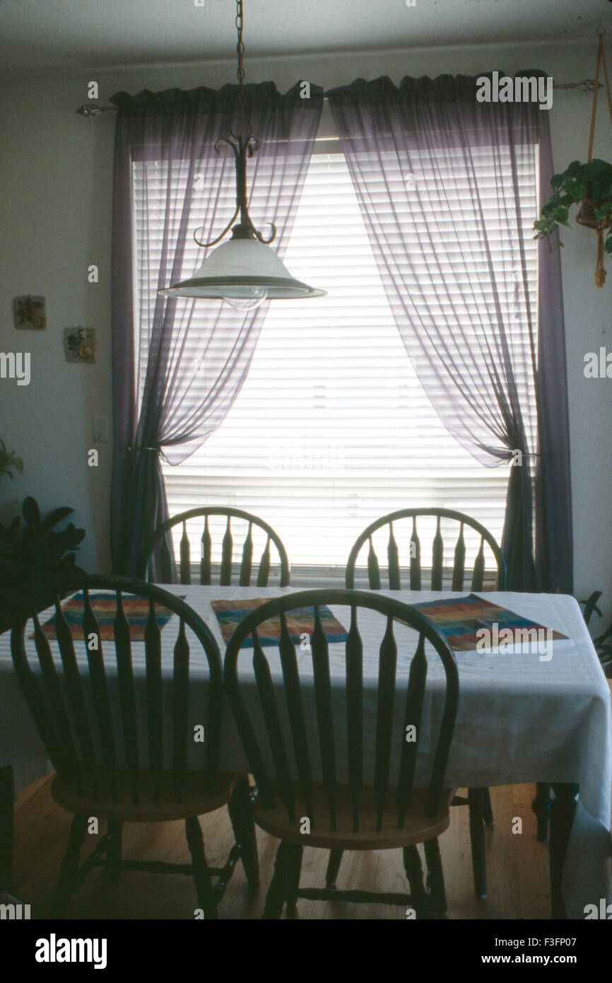 Interior of dinning room ; Denver ; U.S.A. United States of America Stock Photo