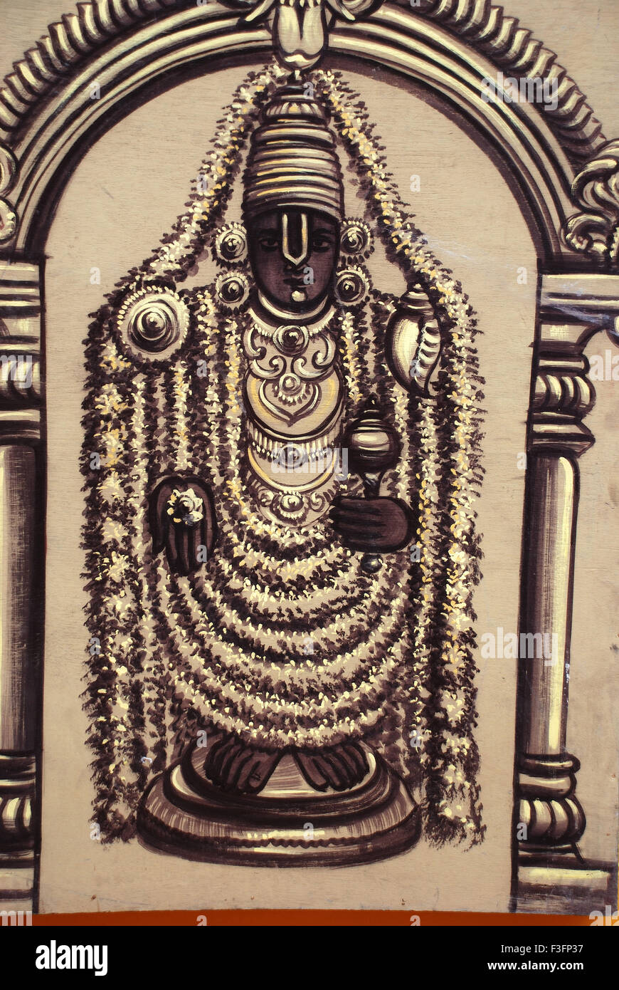 Painting of lord balaji hi-res stock photography and images - Alamy