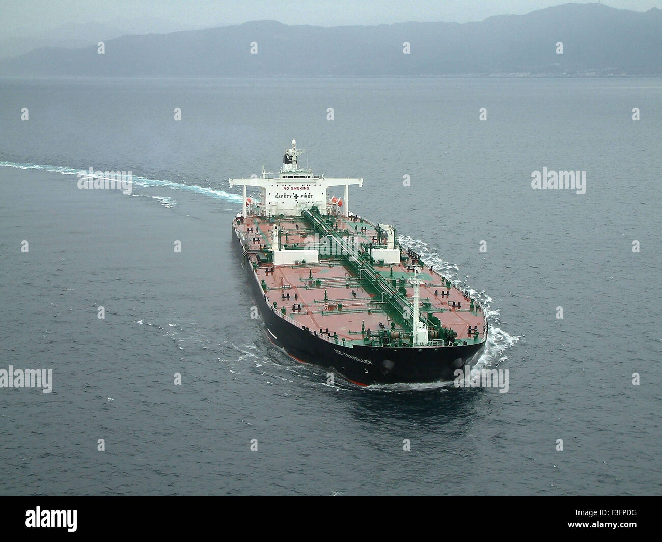 Oil tanker in Atlantic ocean Stock Photo - Alamy