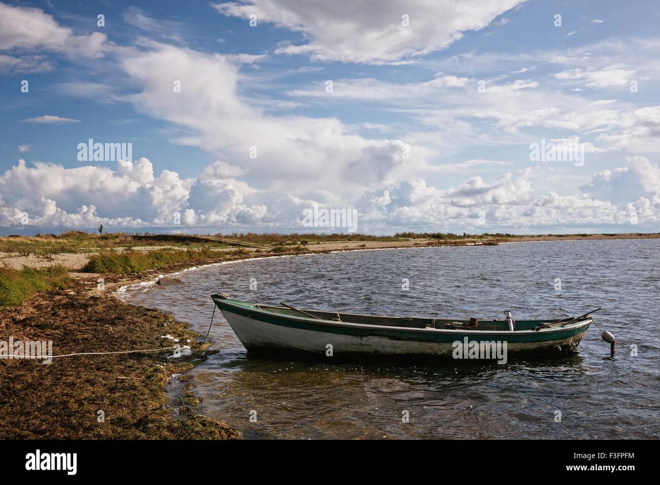 Old wooden fishing boat Stock Photo - Alamy