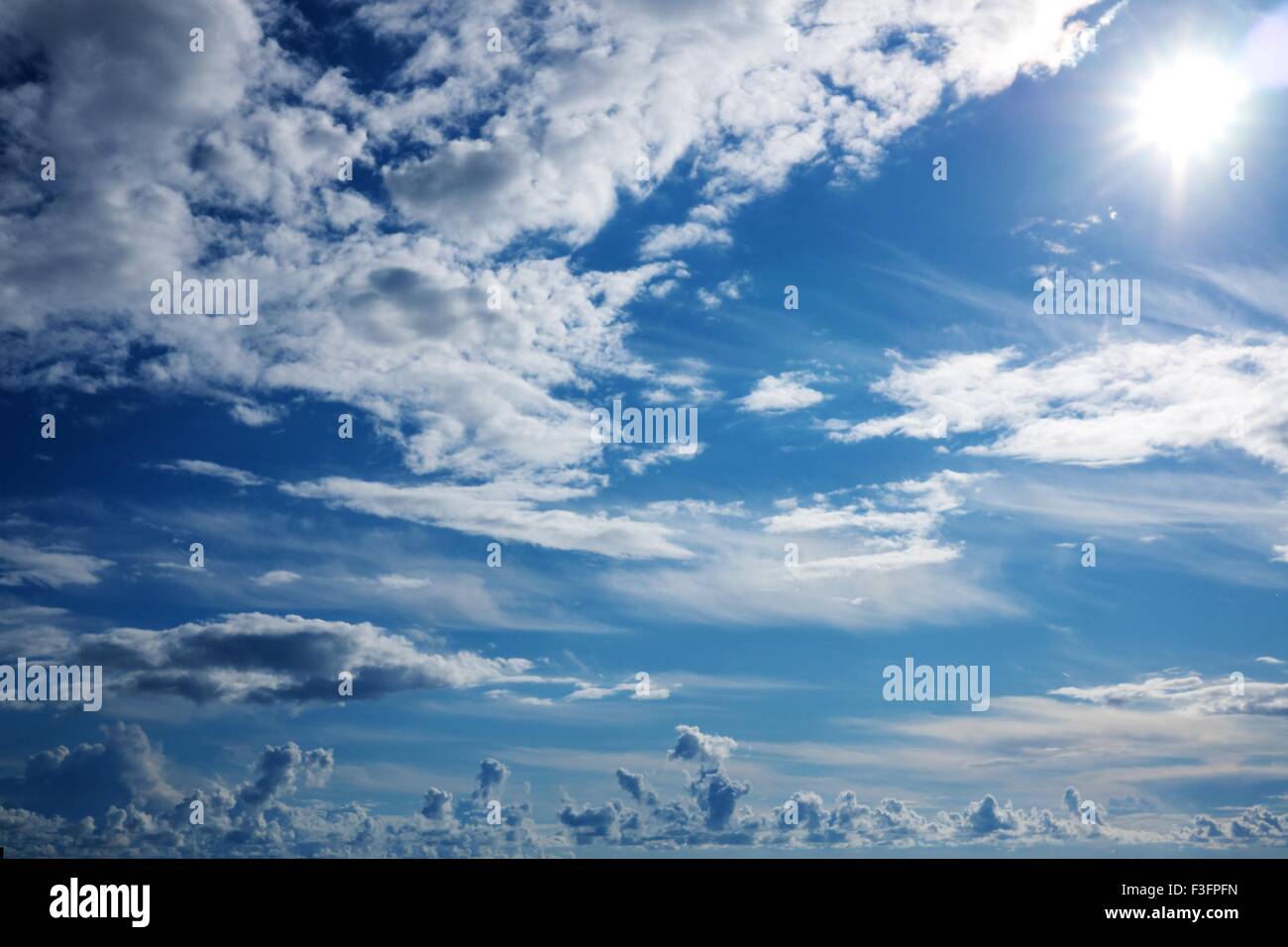 Cloudy sky noon hi-res stock photography and images - Alamy
