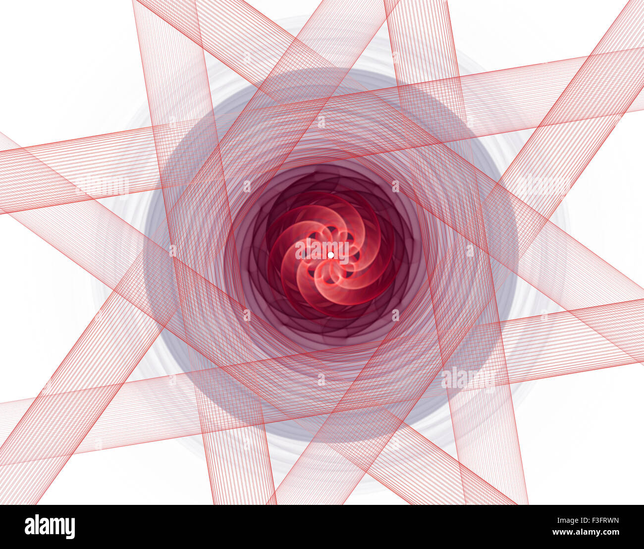 Computer rendered 3d abstract fractal illustration background for ...