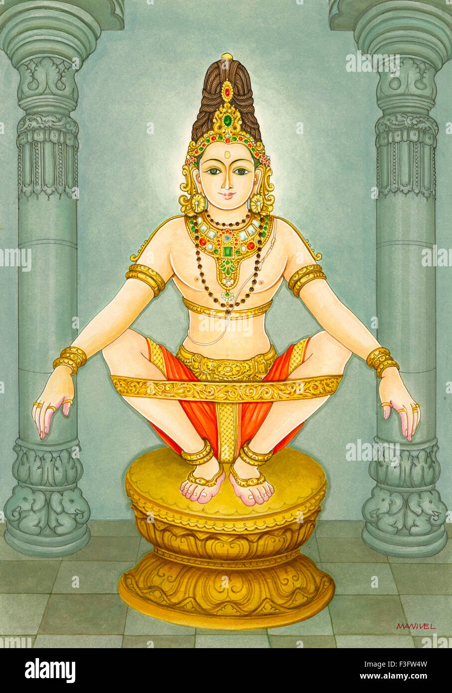 Artist Manivelu ; saint ; sadhu ; swami ; sannyasin ; hindu belief