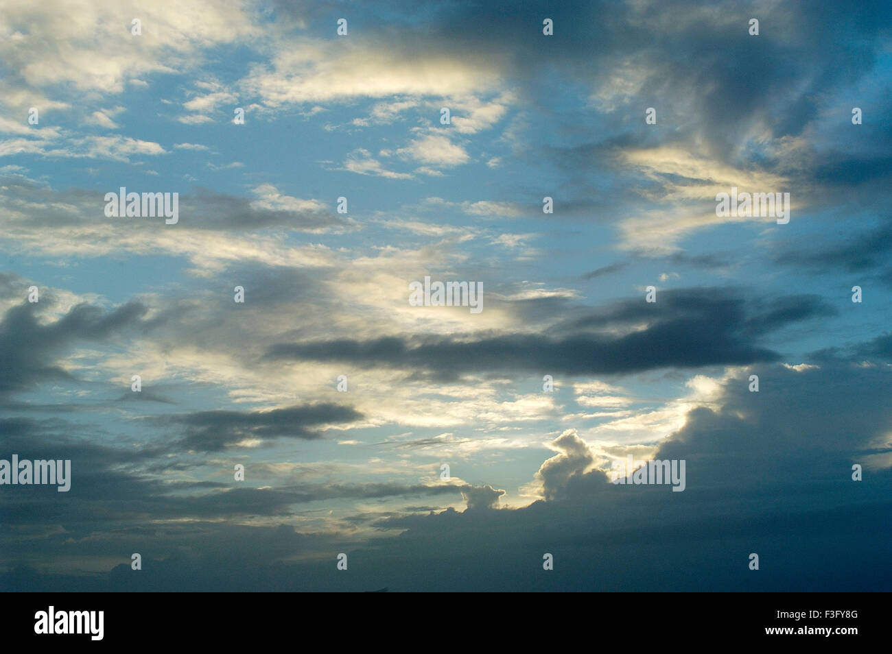 Clouds seen from aircraft Stock Photo