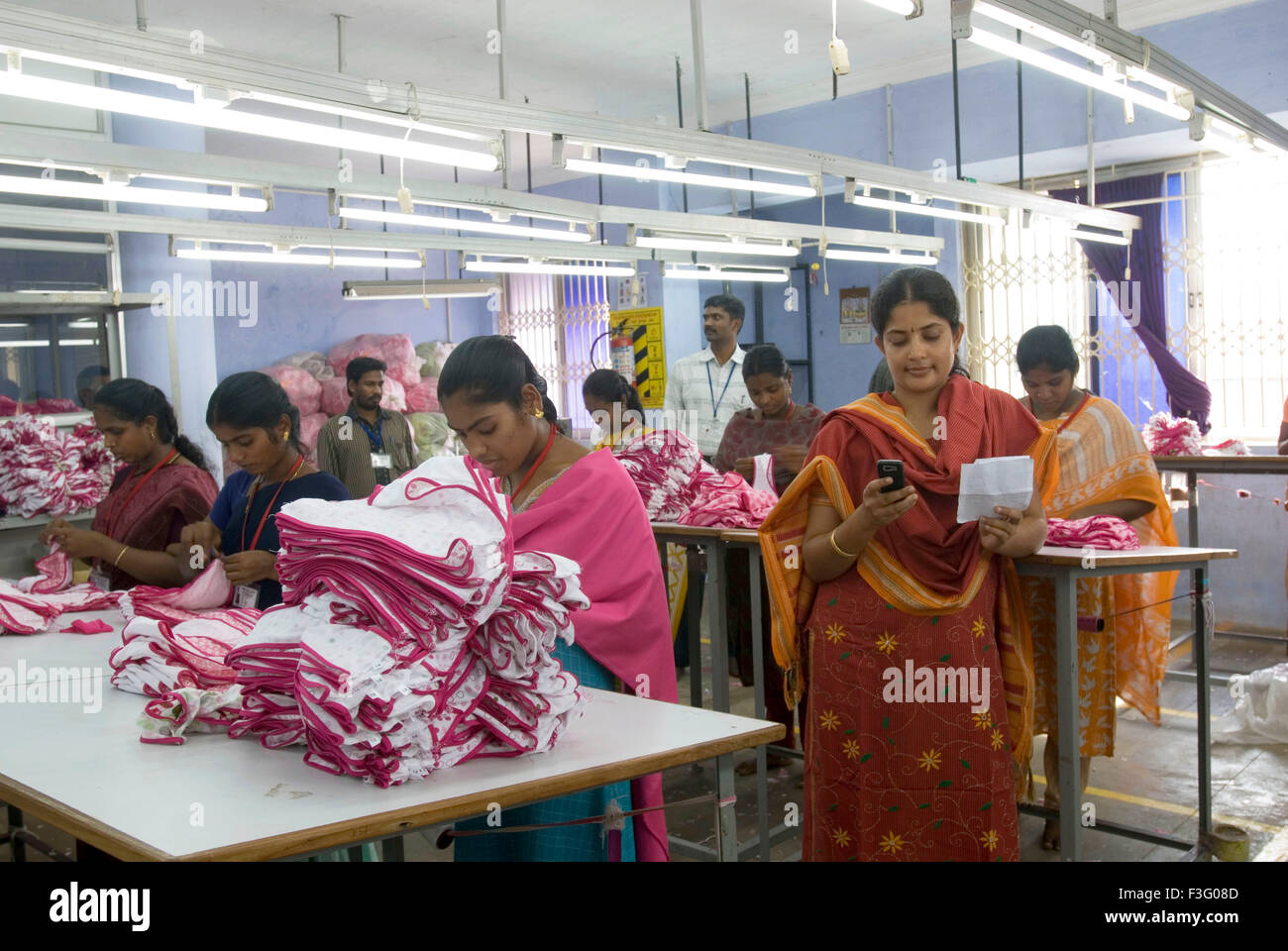 Garment industry ; Tirupur ; Tamil Nadu; India Stock Photo Alamy