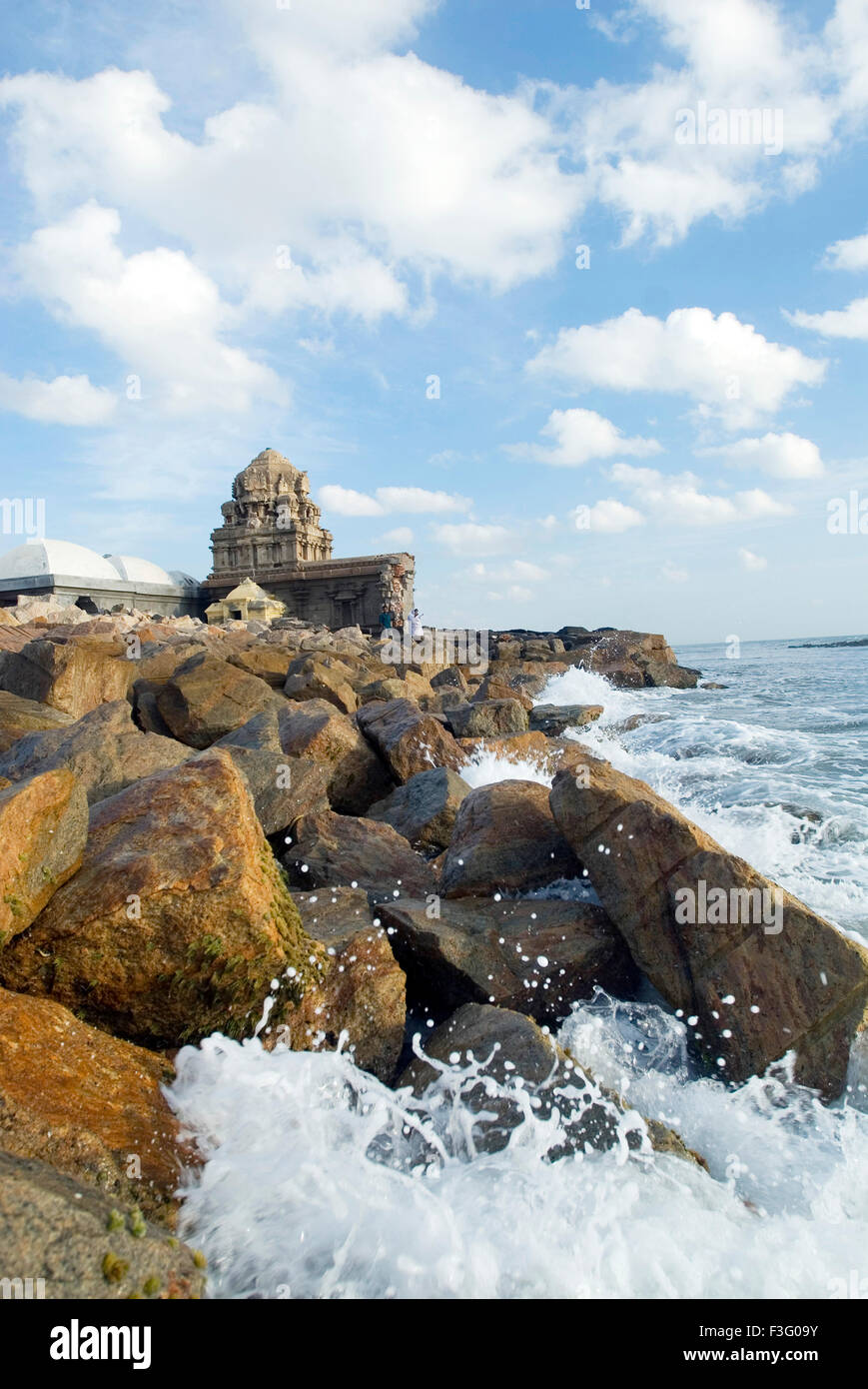 Masilamaninathar temple built in 1305 AD in Tarangambadi ; Tamil Nadu ; India Stock Photo