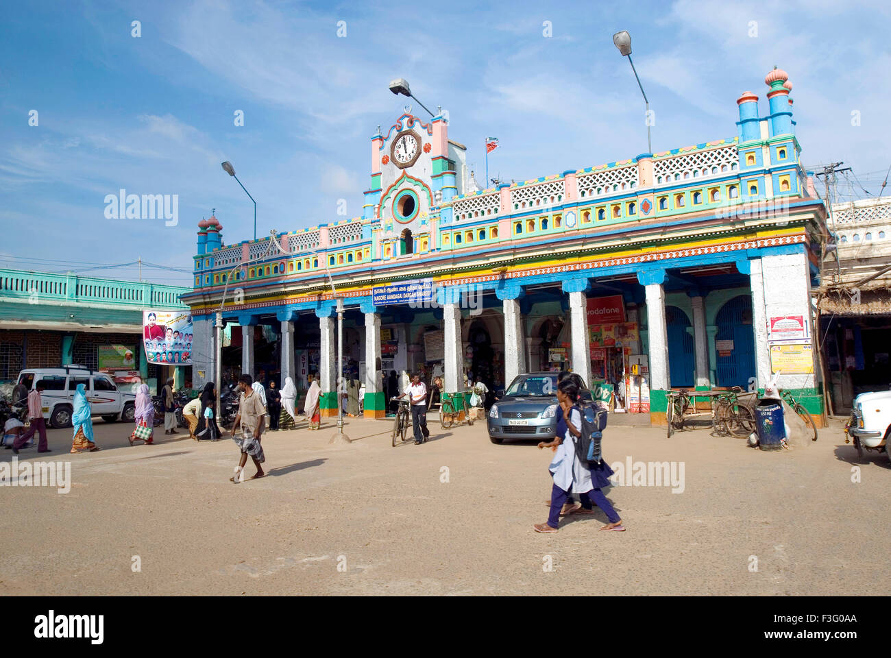 Nagore Dargah dedicated to Meeran Sahib Abdul Qadir Shahul Hamid Stock