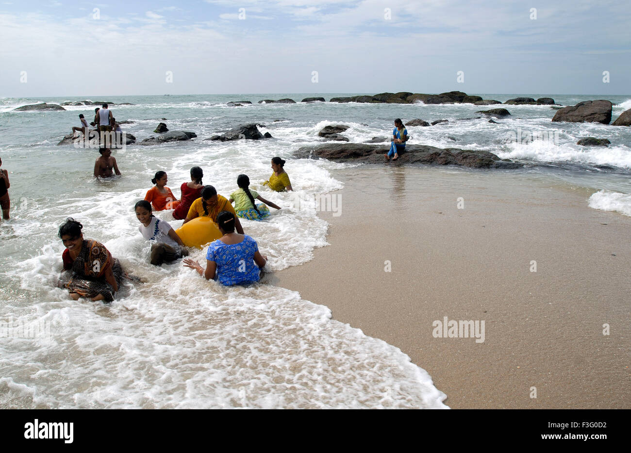 Confluence of three seas the Indian Ocean; the Arabian Sea and the Bay